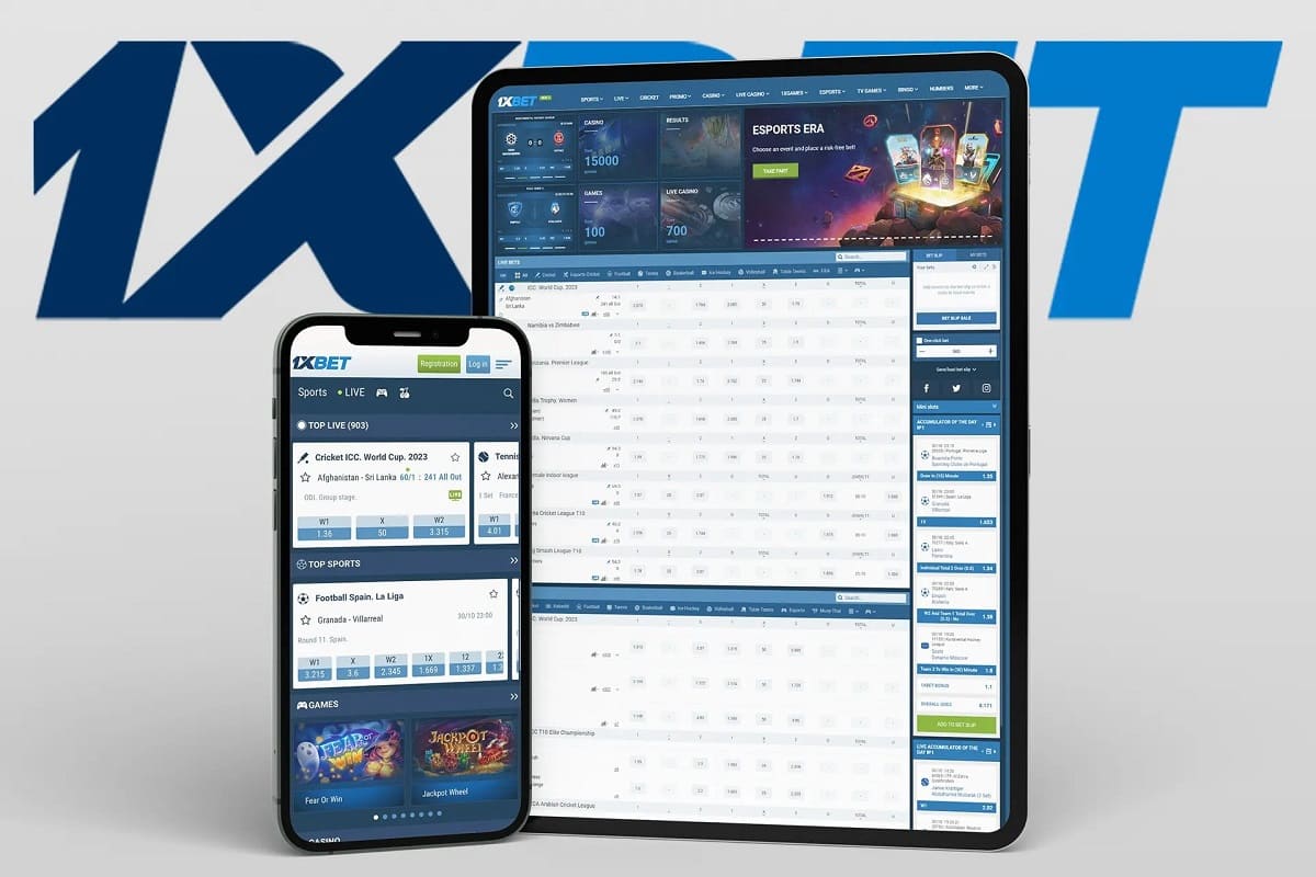 1xBet betting interface